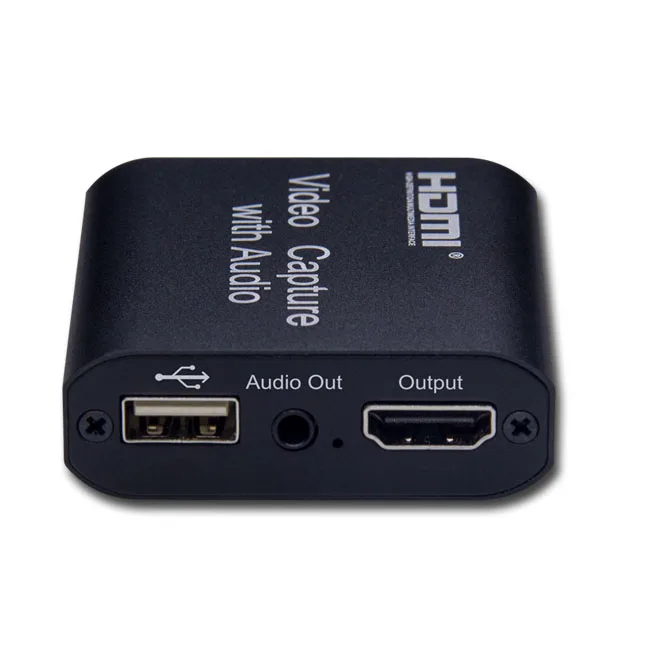 1080P HD Game Capture Card HDMI AV Input Video Recording Box with Mic-In