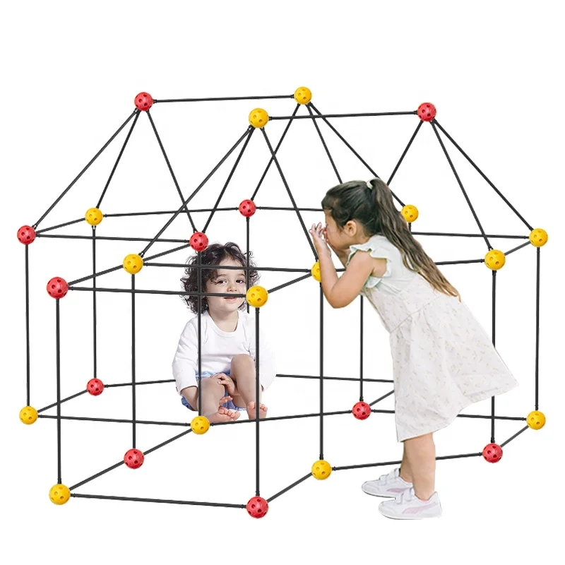 Outdoor Kids Toys Ultimate Air Fort Builder Kids Crazy Fort Building Set on Sale