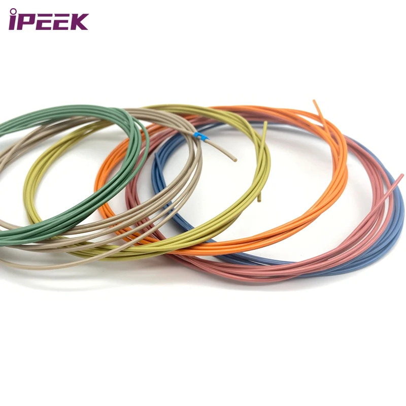 iPEEK Custom 0.79mm x0.5mm High Precision Chemical Resistance PEEK Tubing Plastic Test Tube for Medical Science, HPLC