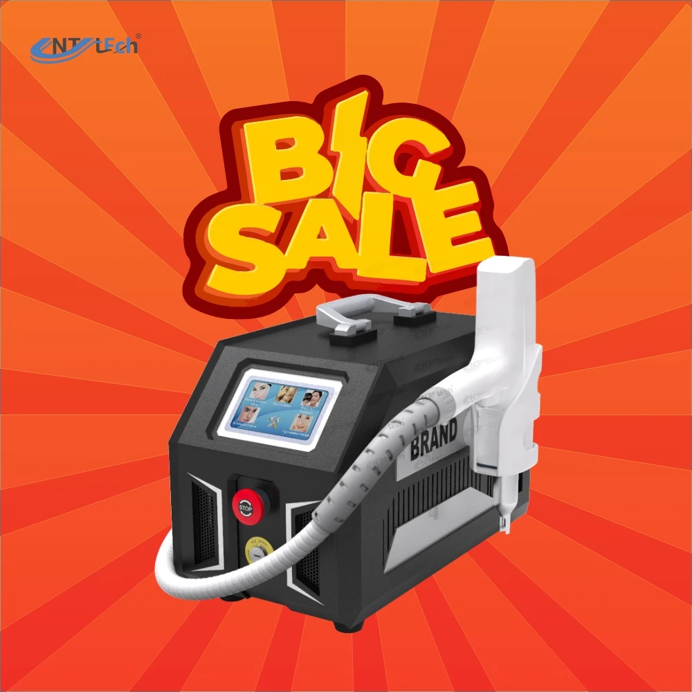 Portable q switched nd yag laser tattoo removal carbon peeling machine