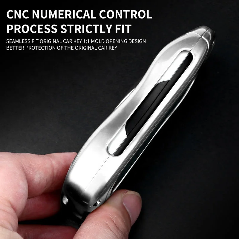 Original Factory Fashion Style Zinc Alloy Leather Key Car Key Cover For Geely Coolray Tugella Fy11 Atlas Boyue Nl3 Emgrand X7