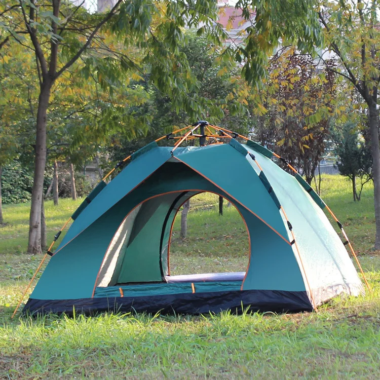 foldable outdoor huge automatic family picnic camping tent