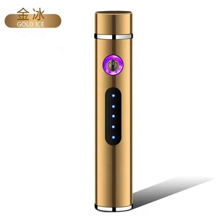 Портативная перезаряжаемая плазменная USB-зажигалка Электронная зажигалка с двойной дугой и