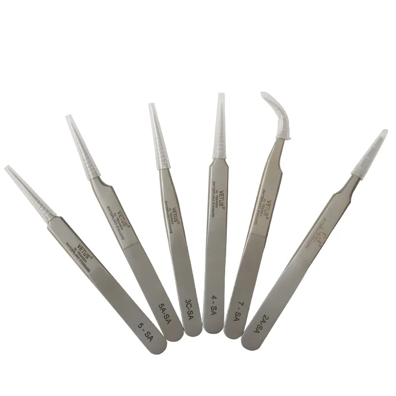 Stainless Steel Precision ESD Tweezers for eyelash extension