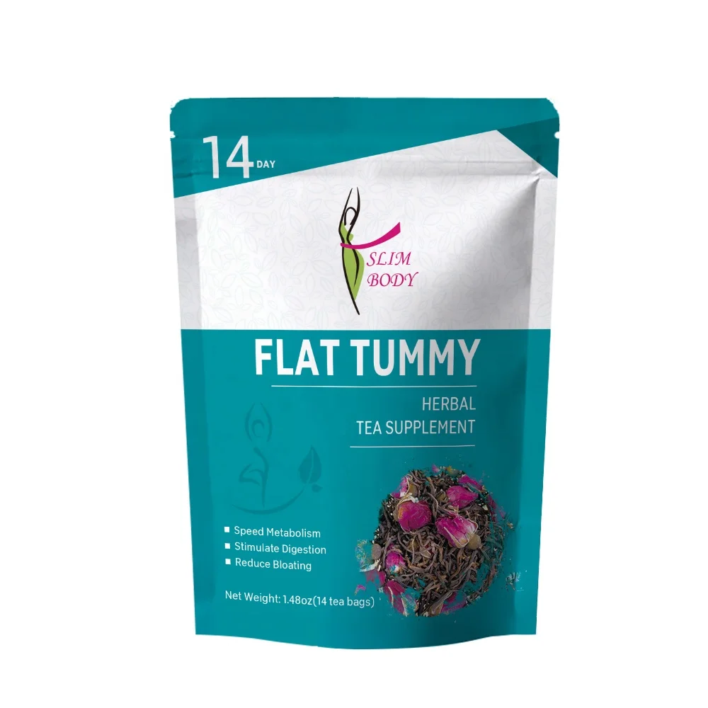 Customized Service  Mixed Fruit Flavor Organic Detox Slimming Tea Flat Tummy Tea