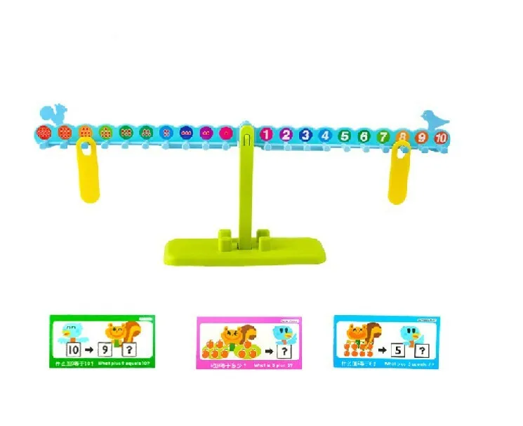 XR Montessori Math Toy Digital Balance Scale Educational Math Balancing Scale Number Board Game Kids Learning Toys