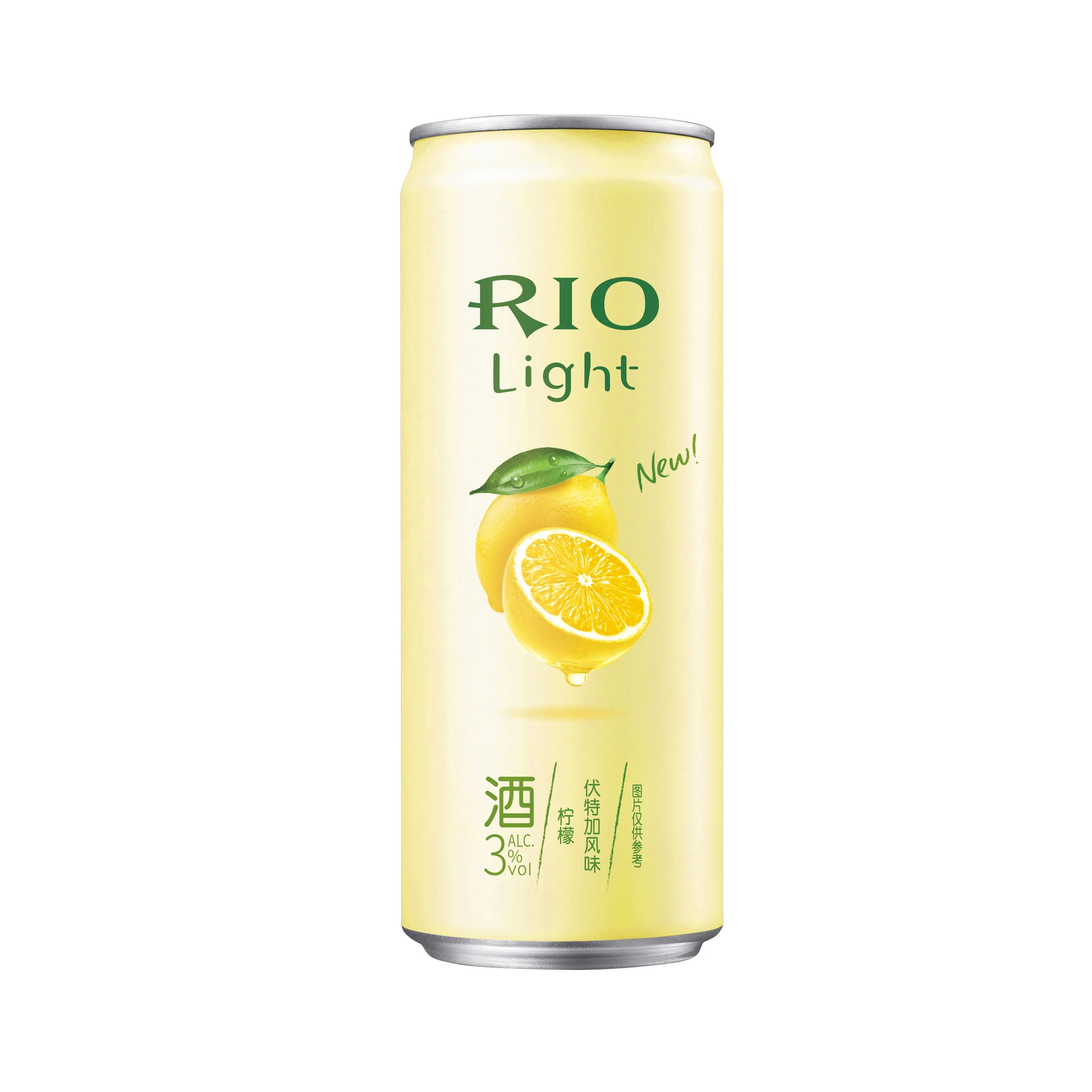 Direct Supplier RIO Cocktail fruit Drink wine Premade Light Series 3%Vol Lemon Vodka Cocktail can Party Bar Holiday Family 330ml