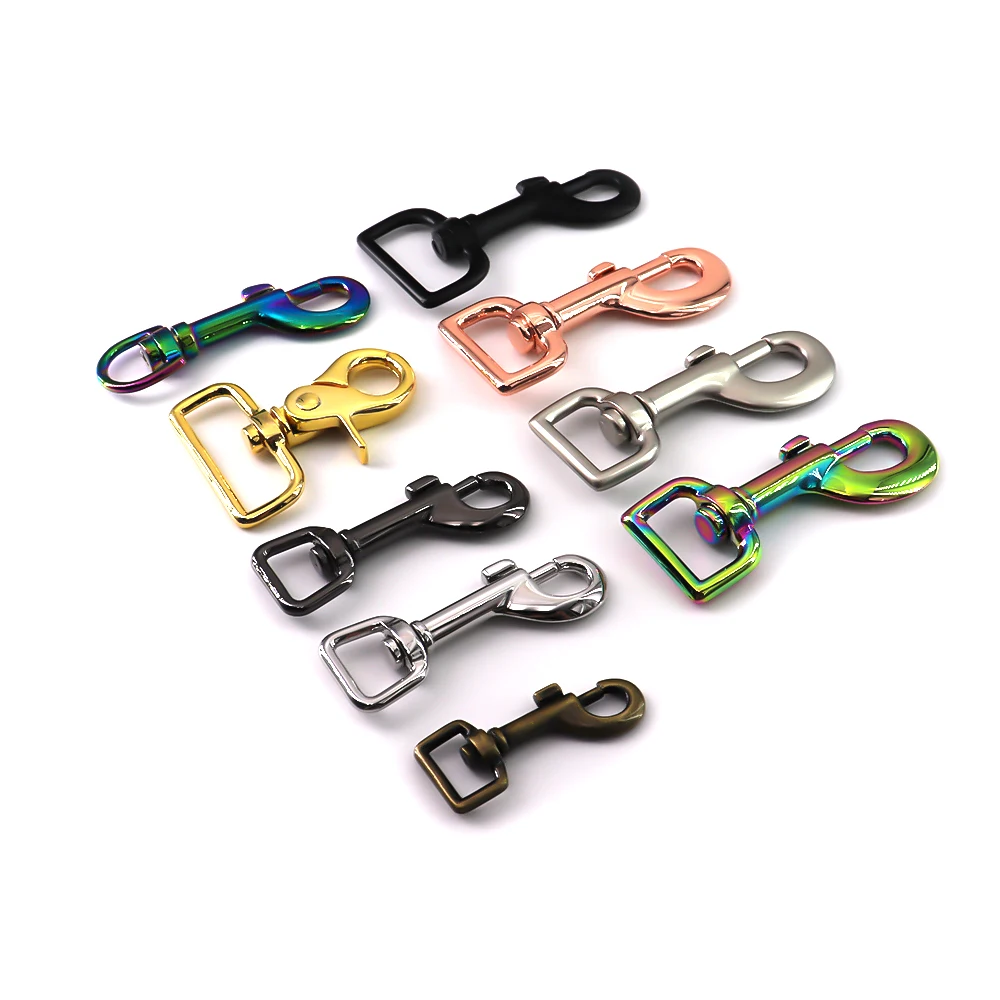 Dog Accessories Hardware All Size Dog Leash Hook Swivel Carabiner Snap Hook Spring Metal Clips For Pet Lead