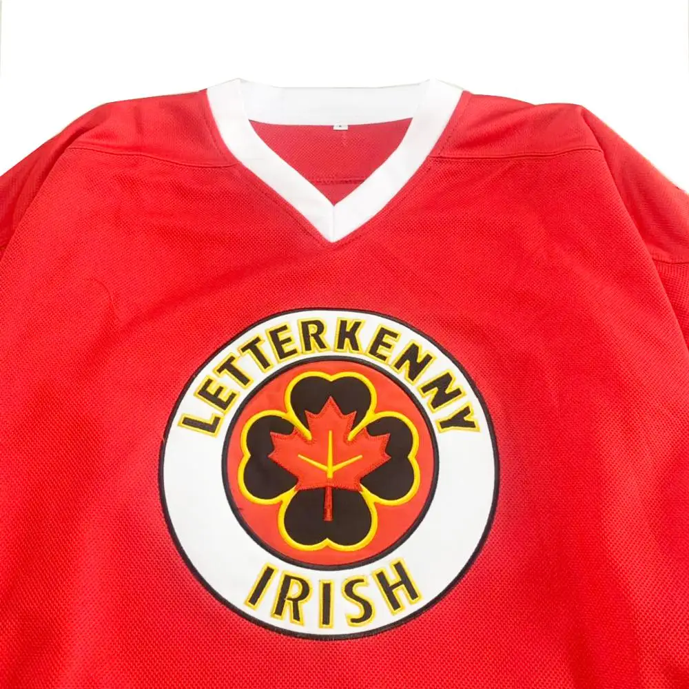 Wholesale Custom Embroidery Applique Ice Hockey Jersey 100% Polyester Hockey Jersey