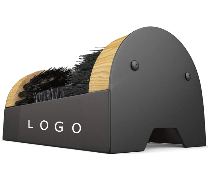 Garden Mud Boot Scraper Brush Indoor Outdoor Entryway Shoe Brush for Work Boots and Sneakers Wood Cleaning Products Plastic Hair