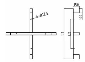 Electrical Remaining cable rack  fiber joint box cable storage bracket on adss cable tension clamp