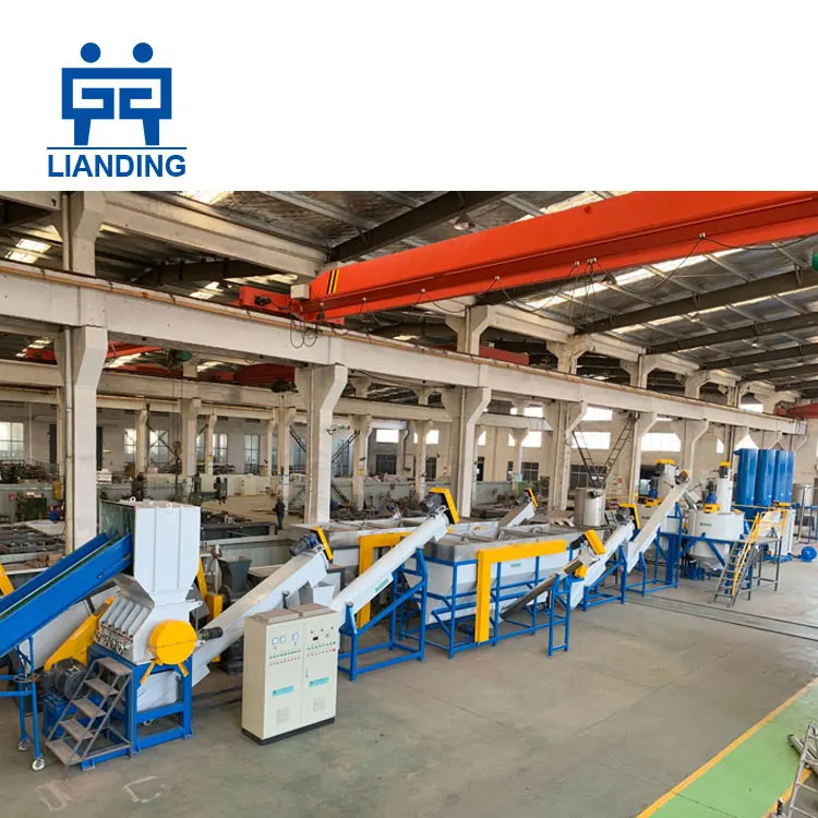  Отходы Пластика LLDPE / LDPE машина по переработке пленки для PE Пленки дробления стиральная