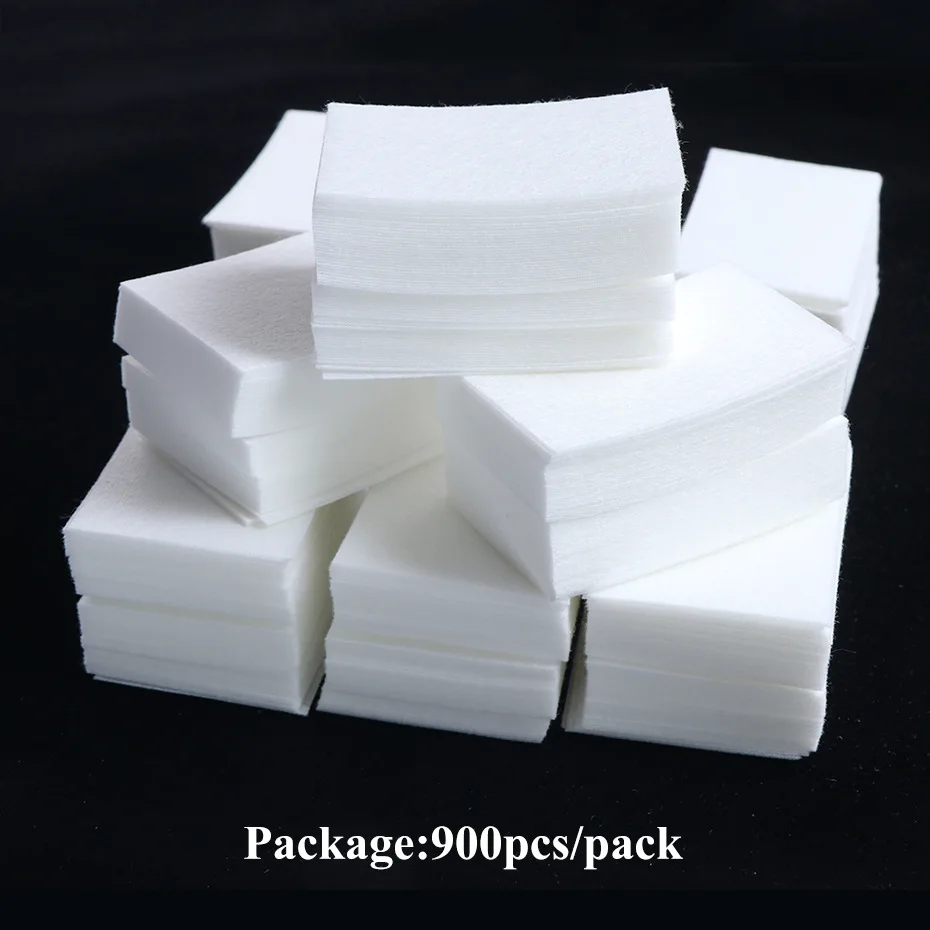 Hot sale Nail Polish Remover Wraps Pure Cotton Paper Wipe Degreaser Pads Soak Off Lint-Free Napkins for Manicure Tools