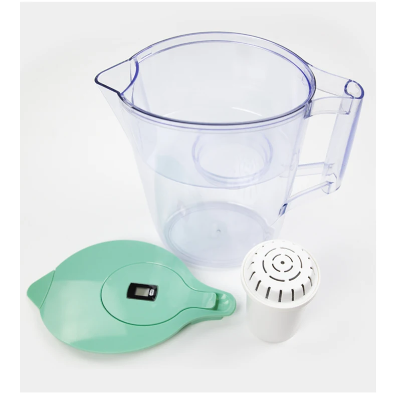 Bpa Free Activated Carbon Alkaline Purifier 3.5L 10 Cup Cartridges Replacement Water Filter Pitcher Jug With Filter