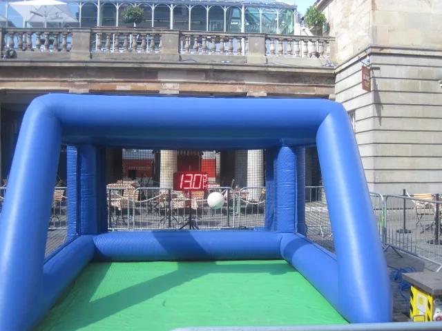 interactive inflatable speed cage IPS football training field sports game