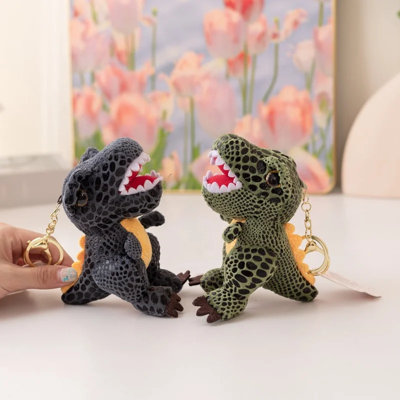 Cute Raccoon Pendant Cartoon Plush Toy Panda Keychain Grab Machine Doll Doll Backpack Pendant