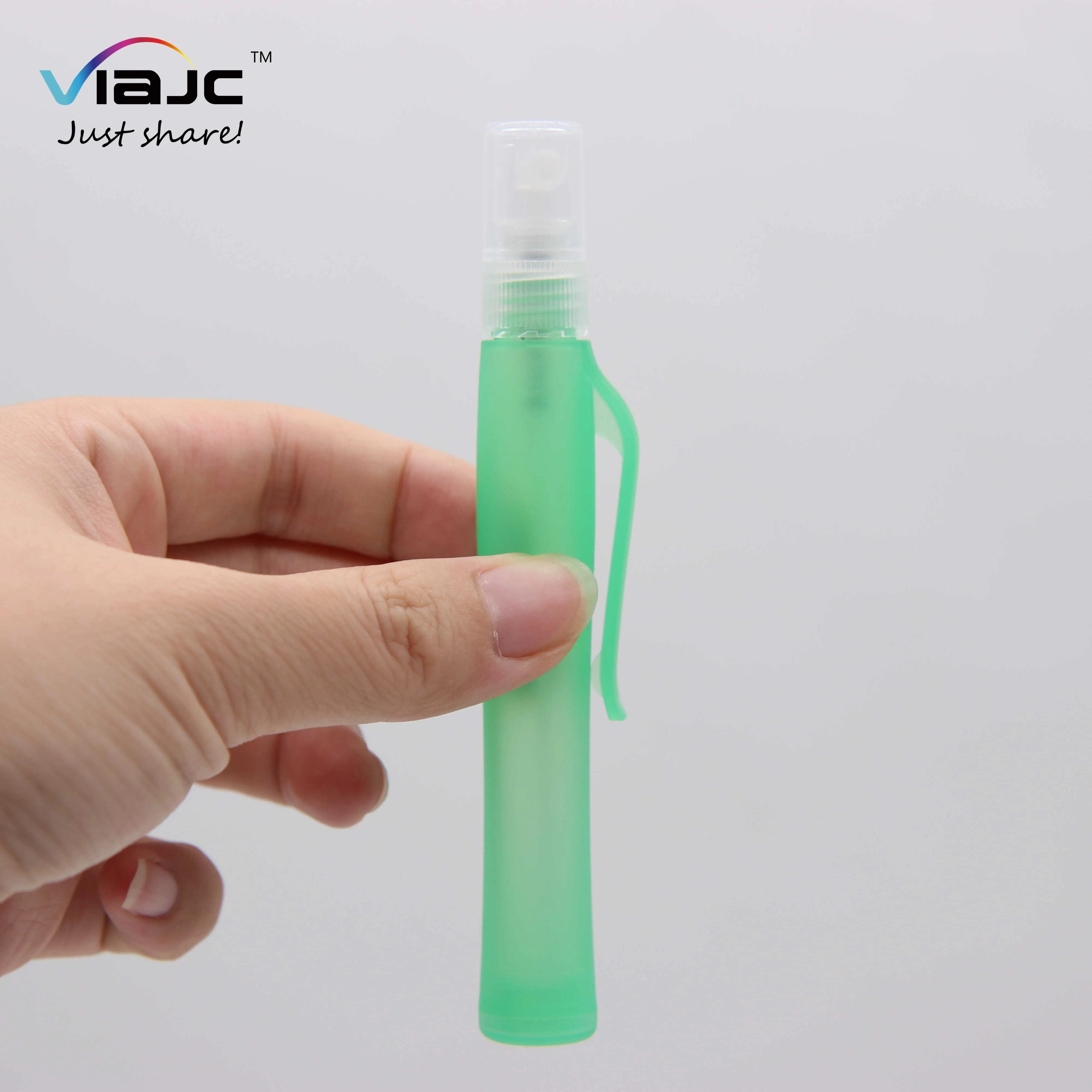 
10ml perfume alcohol antibacterial mini pocket plastic spray pen type bottle 