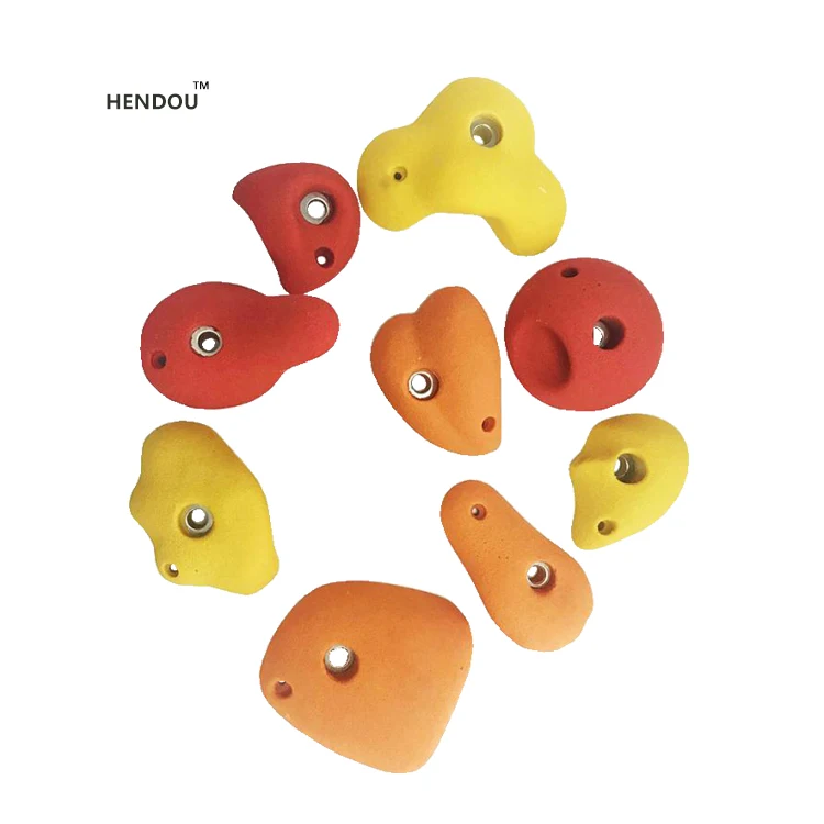 Wholesale professional rock climbing point color resin rock climbing