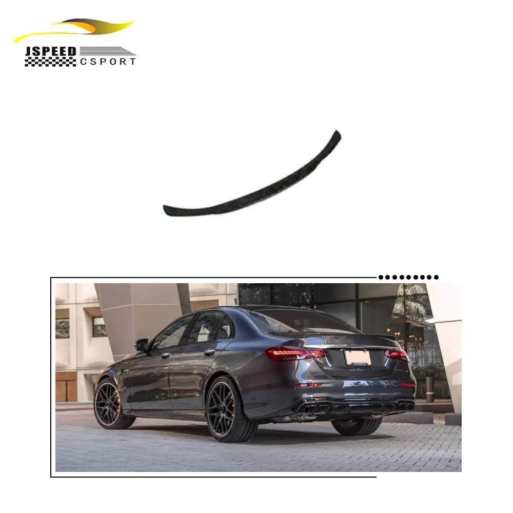 Carbon Fiber Rear Trunk Spoiler Wing for Mercedes Benz W213 E63 AMG 2021-2024