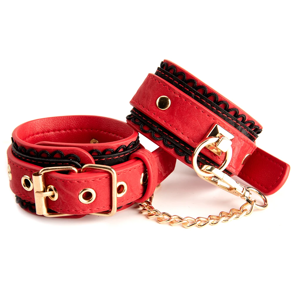 Bed Bondage Kit bdsm Fetish Toy handcuffs Whip Gag Nipple Clamps Roleplay Restraint Set Bdsm Bondage Set Kits