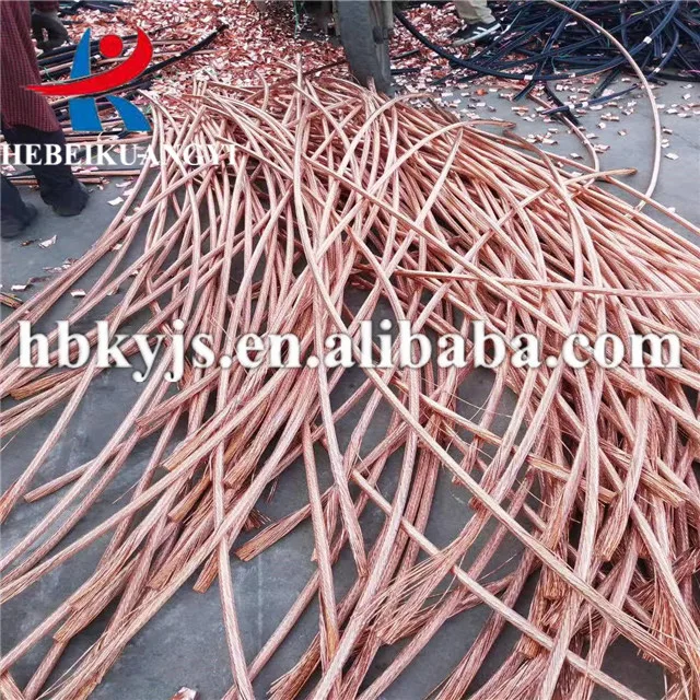 99.99% scrap copper wire red copper