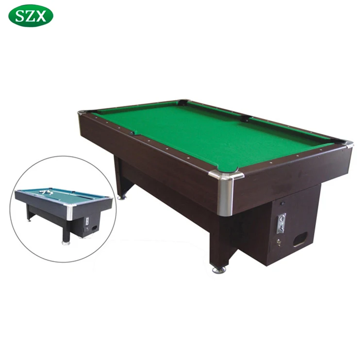 SZX 7ft 8ft 9ft mesas de billar coin operated pool table for sale china