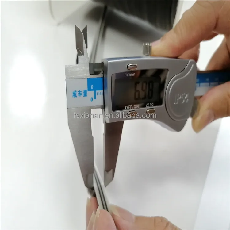 7x10 4P2L weather strip Window accessories 3P puerta de metal weatherstripping black Weatherstripping For Sliding Windows