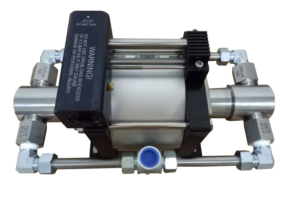 USUN Brand Model: AT16 50- 120 Bar High Flow Double Action Pneumatic Hydro test Pump