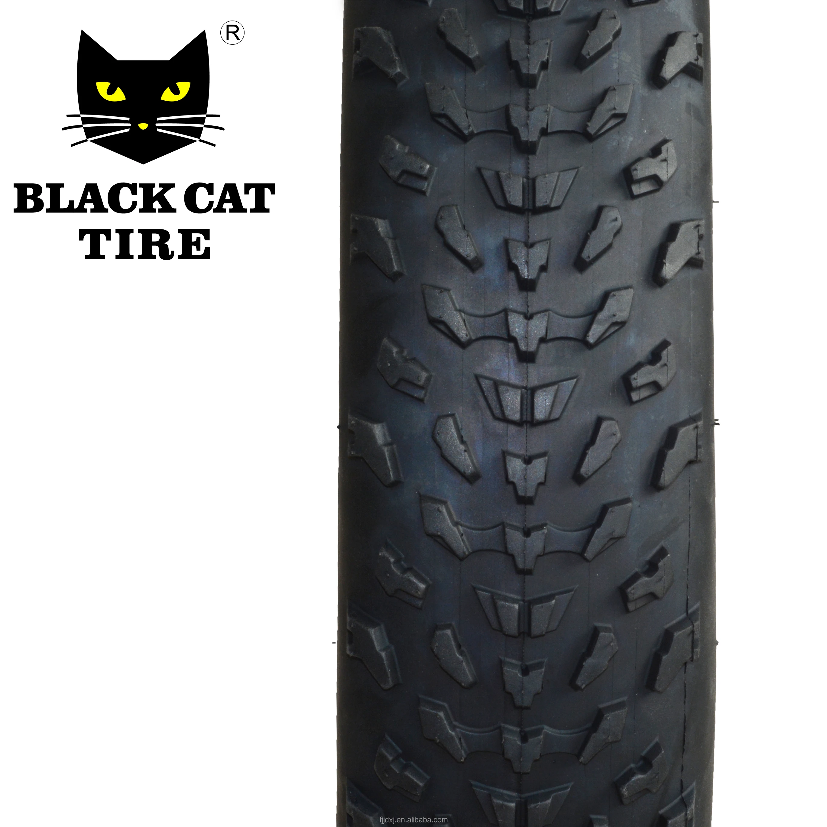 Wholesales black cat fat bicycle tire 20x4.0  best quality rubber bike tire