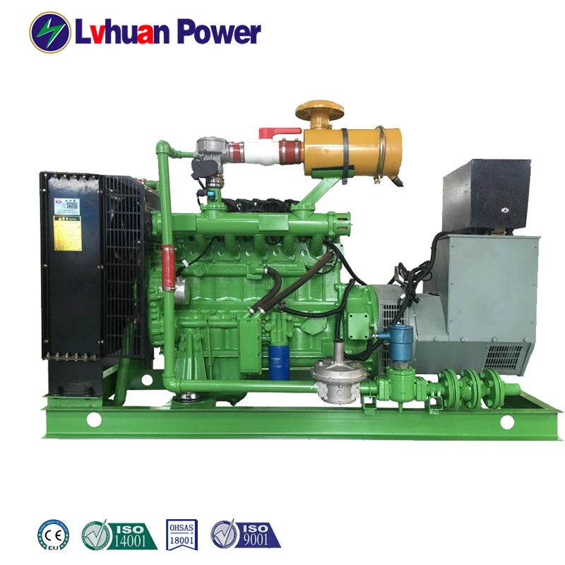 CE and ISO Approved Green Power 10-200kw  Biomass Generator Set