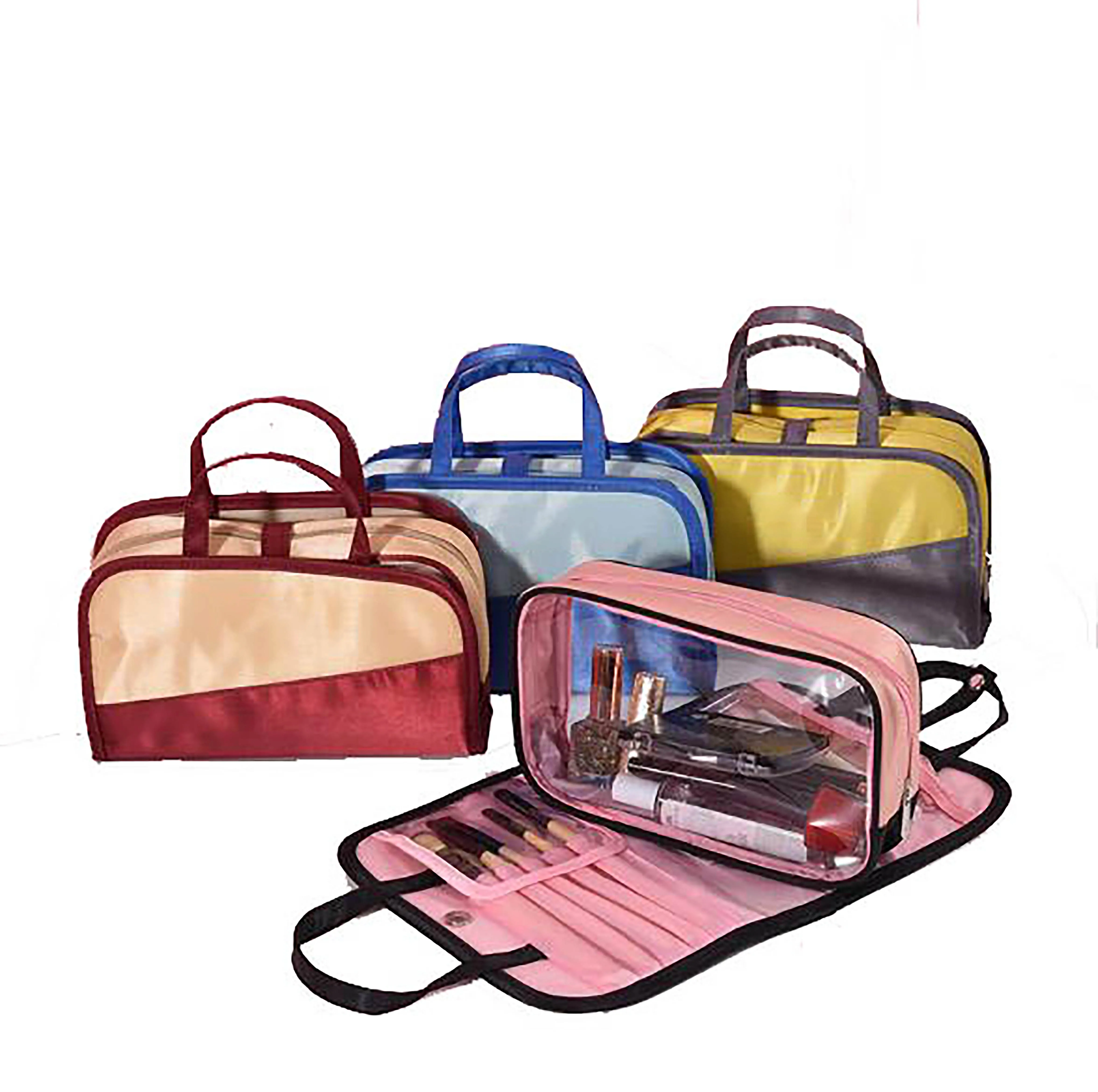  Новый модный дорожный ПВХ Женский чехол для хранения висящий прозрачный органайзер туалетных принадлежностей дорожные косметички косметичка