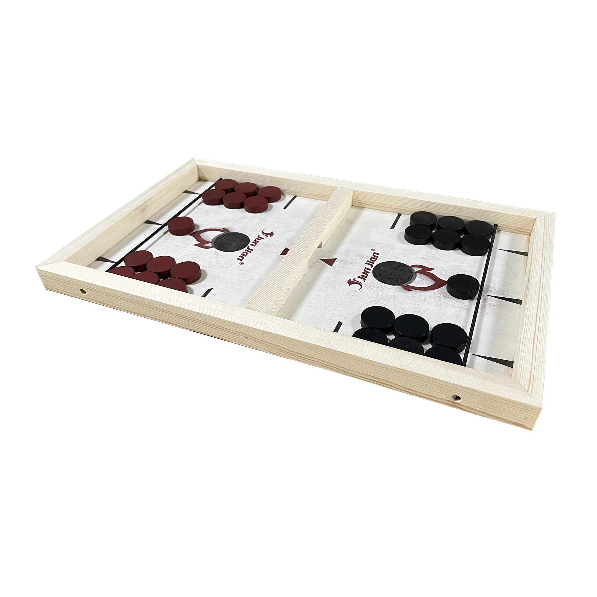 Large Sling Puck Game, Foosball Winner Board Game, Wooden Hockey Table Game, Fast Paced Slingshot Game Board, Rapid Sling Table