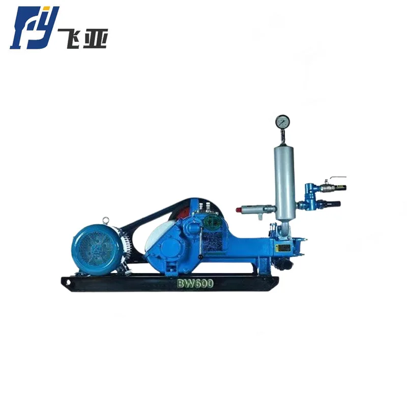 Three-Cylinder Reciprocating Hydraulic Dewatering Sludge Pump for Drill Mud