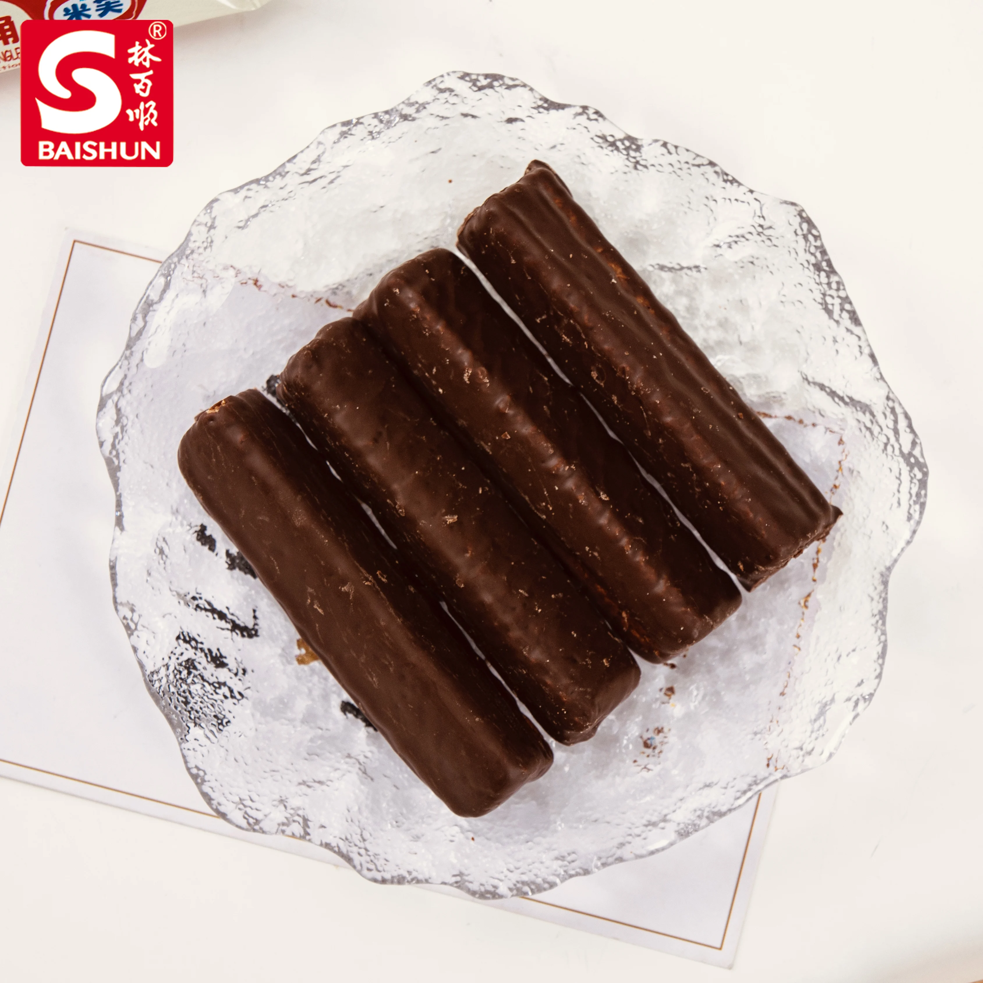 Питательные вкусные хрустящие чипсы треугольные вафельные палочки Бисквитное печенье