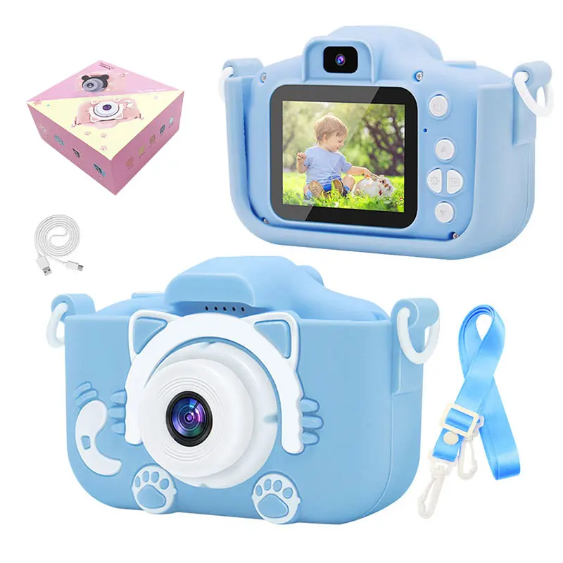 Hot Sale 2 Inch LCD Screen 1080P Full Color Portable Digital Camera for Children Kids Baby Cute Camcorder