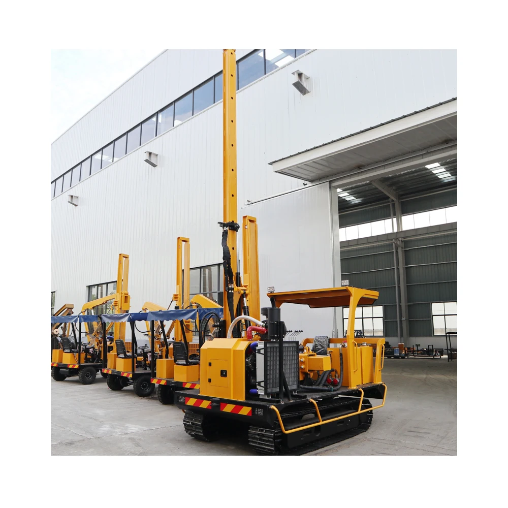 Multi-Functional solar pile driver photovoltaic pile driver has a length of 6 meters and the most advantageous price easy to use