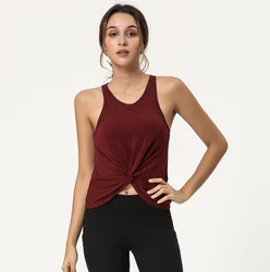 Support Customization Basic Athletic Sleeveless Loose Plain Oversize T Shirts Running Summer Tank Top For Women Gym Apparel