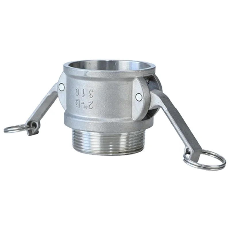 Pneumatic Threaded Pipe Fittings Quick Released Connector Fire Hose Connection Aluminum Camlock Coupling