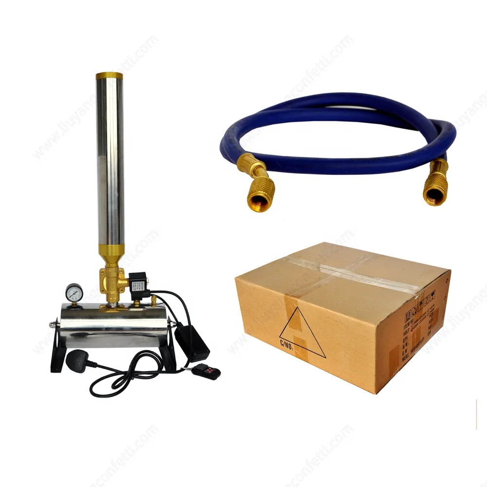 Мини конфетти пушечный автомат бумажный шутер пульт дистанционного управления для вечеринки сценическое свадебное оборудование