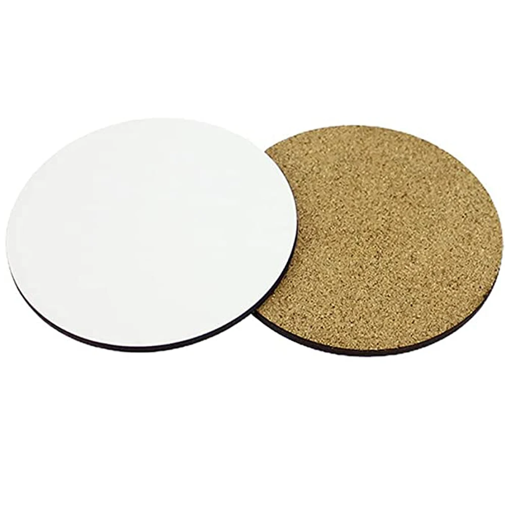 3.9inches Custom Round Tea Coaster Sublimation Blanks DIY Wood MDF Coaster
