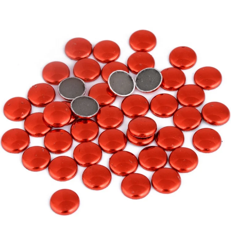 hot fix half round heat transfer dome studs iron on aluminum metal