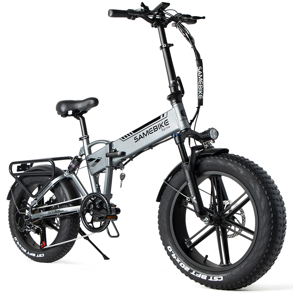 EU Poland Warehouse for delivery 500w fat tire SAMEBIKE XWLX09 FOLDING ELECTRIC BIKE for woman ebike