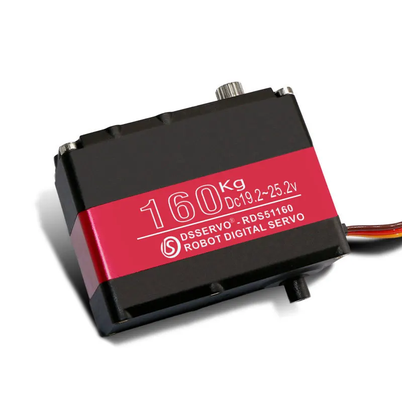 Stainless Gear Metal Digital Servo 160kg High Torque Dual Shafts Axis IP67 Waterproof Motor For Arduino 1/5 Scale RC Baja Car