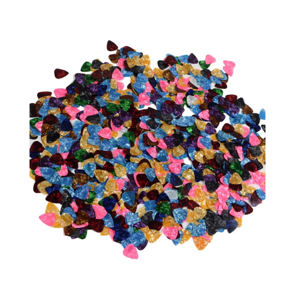 Cheap Wholesale Custom Logo Colorful Celluloid Guitar Plectrums Guitar Picks