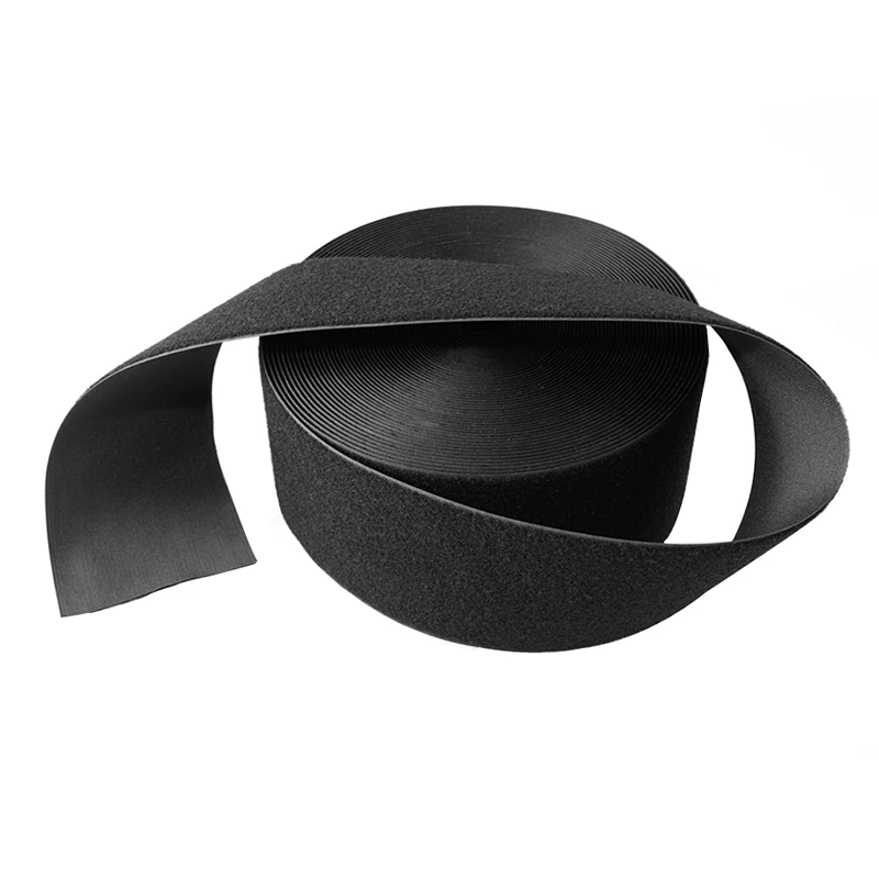 25mm Custom Nylon Hook and Loop Fastener No Glue Adhesive Sewing-On Magic Tape Velcroes Reusable Hook And Loop Tape Velcroes