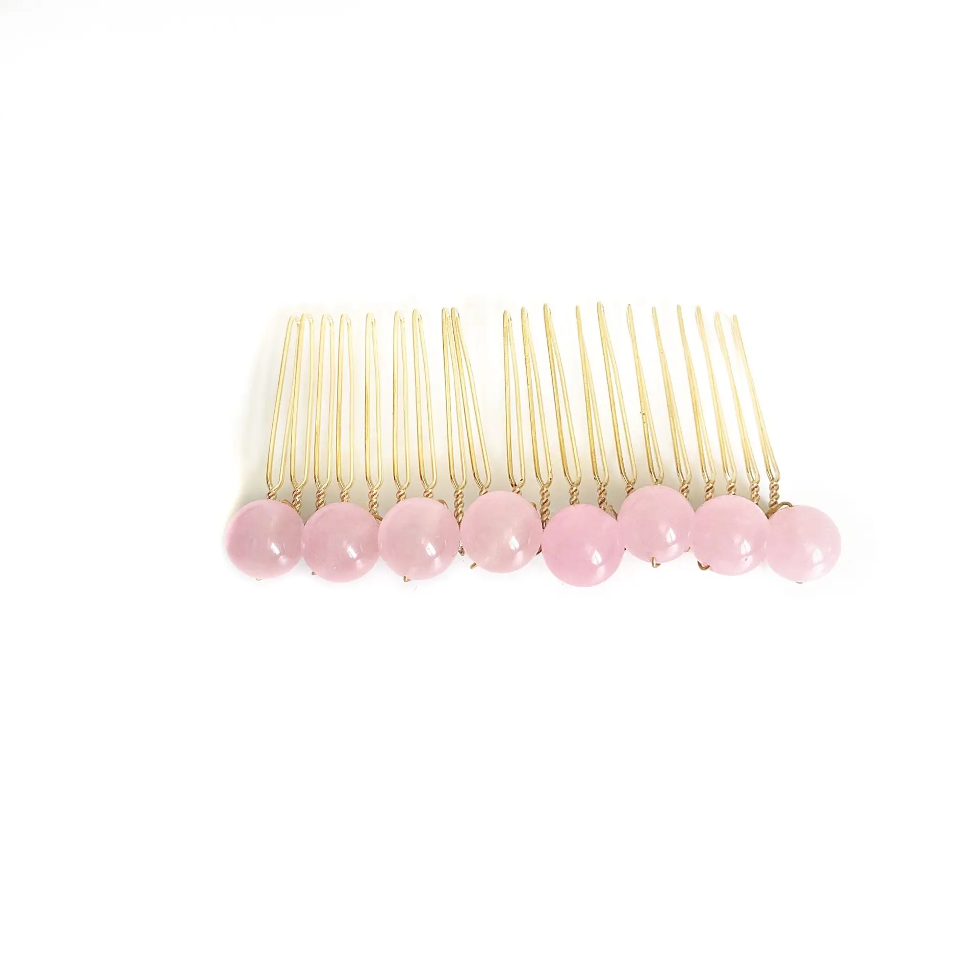 High Quality Natural Stone Handcrafted Winding Hairpin Headpieces Insert Comb Accessories As A Fashion Gift For Women Girls