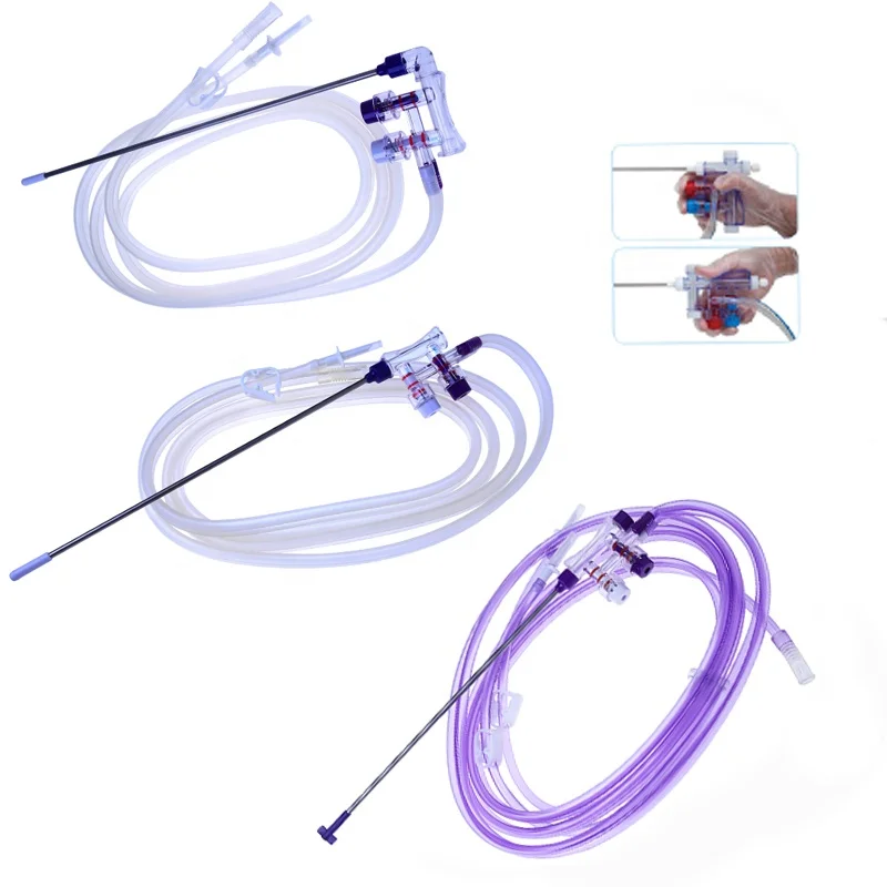 Disposable Medical Laparoscopy Suction Irrigation Pump Set Insufflator CO2 Filter Tube Endoscopic Surgery Equipment-Steel