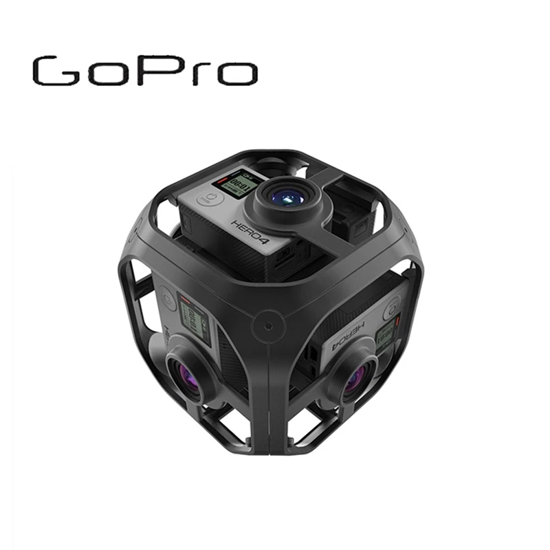 
GoPro Omni Spherical Rig with 6 HERO4 Cameras Panoramic video camera with Kolor stitching 