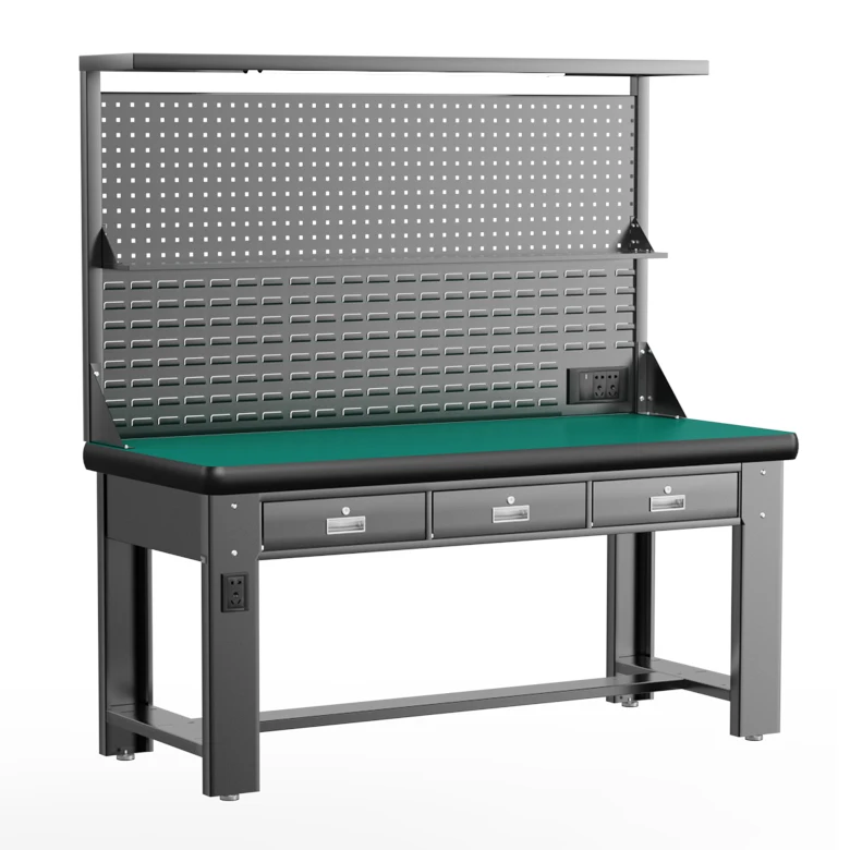 High quality factory workshop assembly line belt conveyor table Industrial electronic anti-static rubber work table