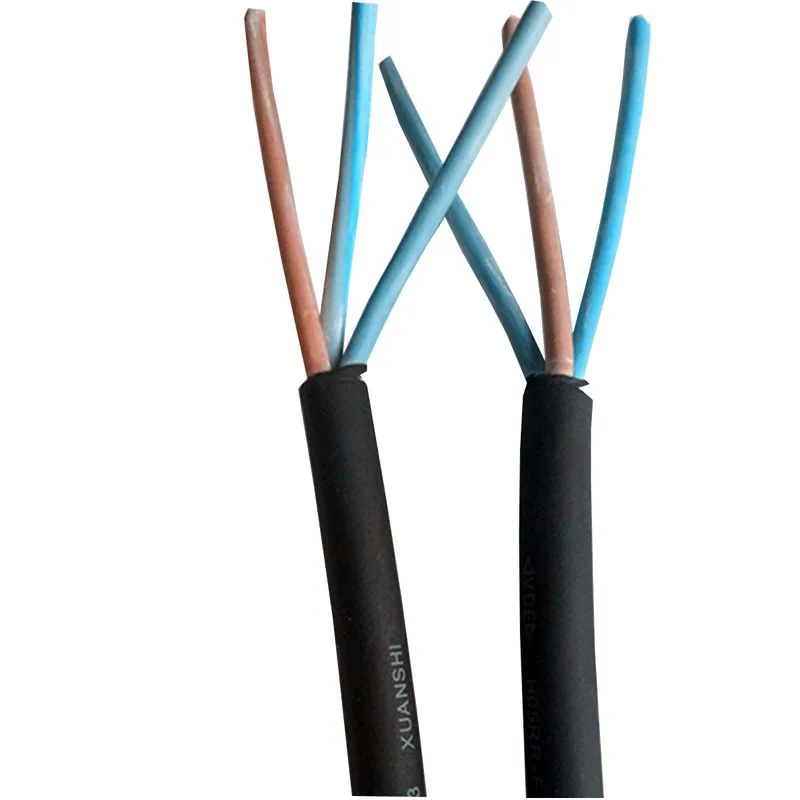 Factory Price H03RN-F H05RN-F H07RN-f VDE Power 3X1.5 3X2.5 3X3.5 mm2 Flexible Flat Rubber Electrical Cable